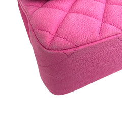 Jumbo Double Flap Caviar SHW S18