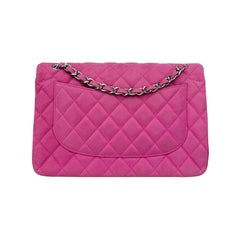 Jumbo Double Flap Caviar SHW S18