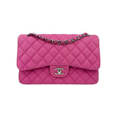 Jumbo Double Flap Caviar SHW S18