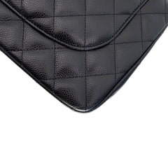 Jumbo Double Flap Caviar GHW S25