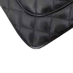 Jumbo Double Flap Caviar GHW S25