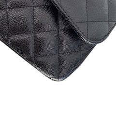 Jumbo Double Flap Caviar GHW S25