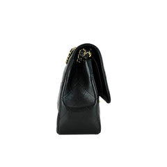 Jumbo Double Flap Caviar GHW S16