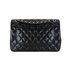 Jumbo Double Flap Caviar GHW S16