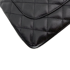 Jumbo Double Flap Caviar GHW S16