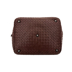 Intrecciato Zipper Tote Medium Fondant