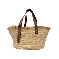 Raffia Basket Tote Medium