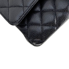 Medium Double Flap Caviar GHW S30