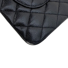 Medium Double Flap Caviar GHW S30