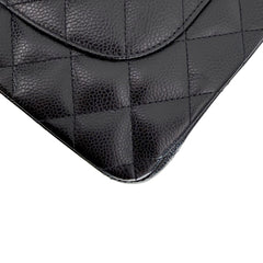 Jumbo Double Flap Caviar GHW S25