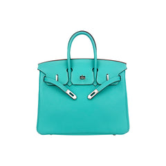 Birkin 25 Bleu Lagon PHW
