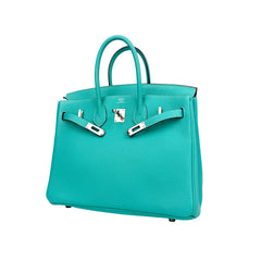 Birkin 25 Bleu Lagon PHW