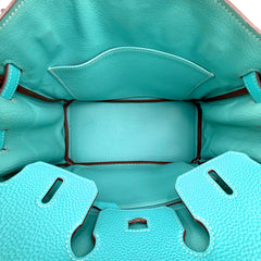 Birkin 25 Bleu Lagon PHW
