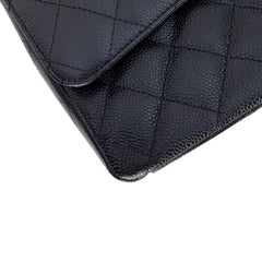 Maxi Double Flap Caviar GHW S15