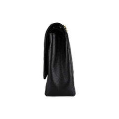Maxi Double Flap Caviar GHW S15