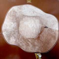 Leather Bucket Bag GHW