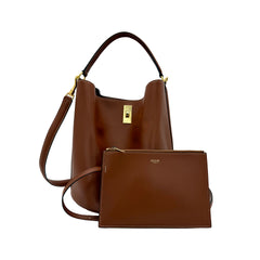 Leather Bucket Bag GHW
