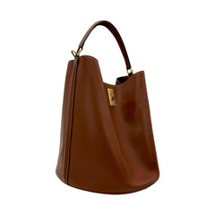 Leather Bucket Bag GHW