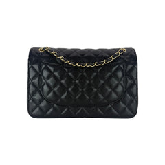 Jumbo Double Flap Caviar GHW S18