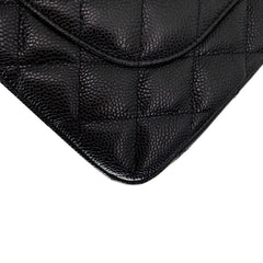 Jumbo Double Flap Caviar GHW S18