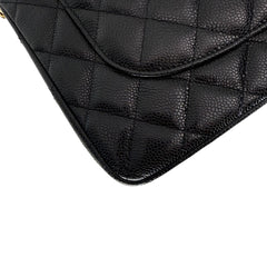 Jumbo Double Flap Caviar GHW S18