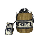 Wicker Bucket Bag