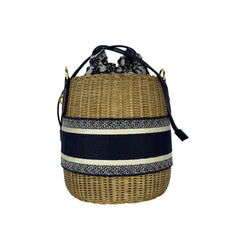 Wicker Bucket Bag