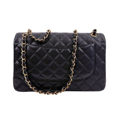 Jumbo Double Flap Caviar GHW S31