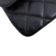 Jumbo Double Flap Caviar GHW S31