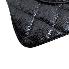 Jumbo Double Flap Caviar GHW S31