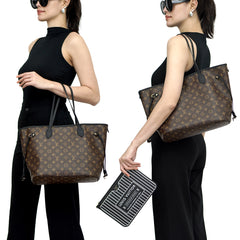 Neverfull Inside Out MM Microchipped