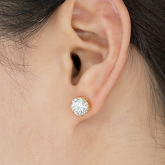 Regina 87 Earrings 3.05+3.07CT