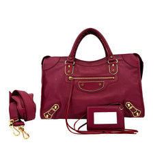 Metallic Edge Medium Burgundy GHW New Version