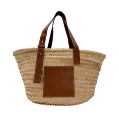 Raffia Basket Tote Medium