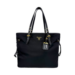 Nylon Tote Black GHW