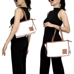 Canvas & Leather Tote