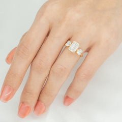 Victoria 92 Ring 3.04+1.03CT