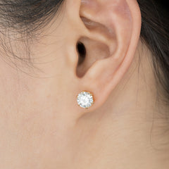 Regina 86 Earrings 2.06+2.04CT