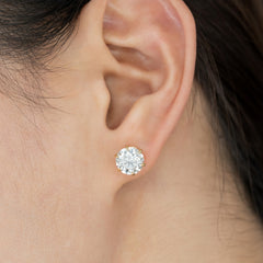 Regina 87 Earrings 3.05+3.07CT