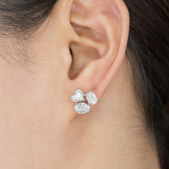 Victoria 81 Earrings 6.18CT