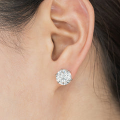 Regina 88 Earrings 5.06+5.05CT