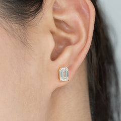 Elizabeth 79 Earrings 2.00+2.03CT