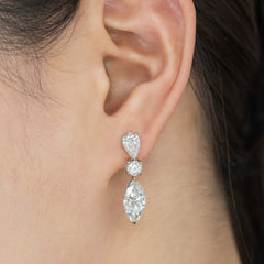 Victoria 80 Earrings 3.00+3.02+1.04+1.05CT